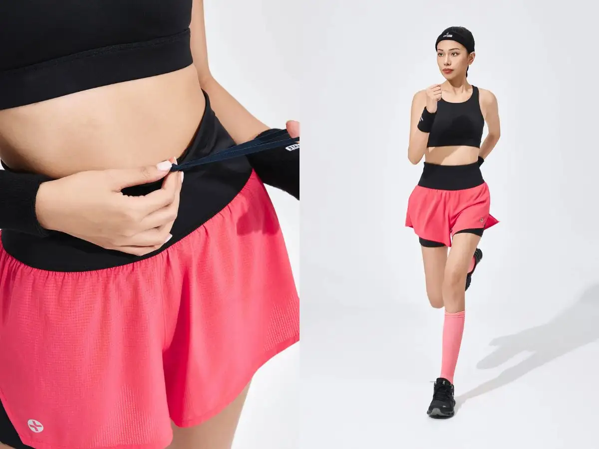 Quần Shorts chạy bộ 2 lớp là lựa chọn lý tưởng cho những buổi chạy dài 