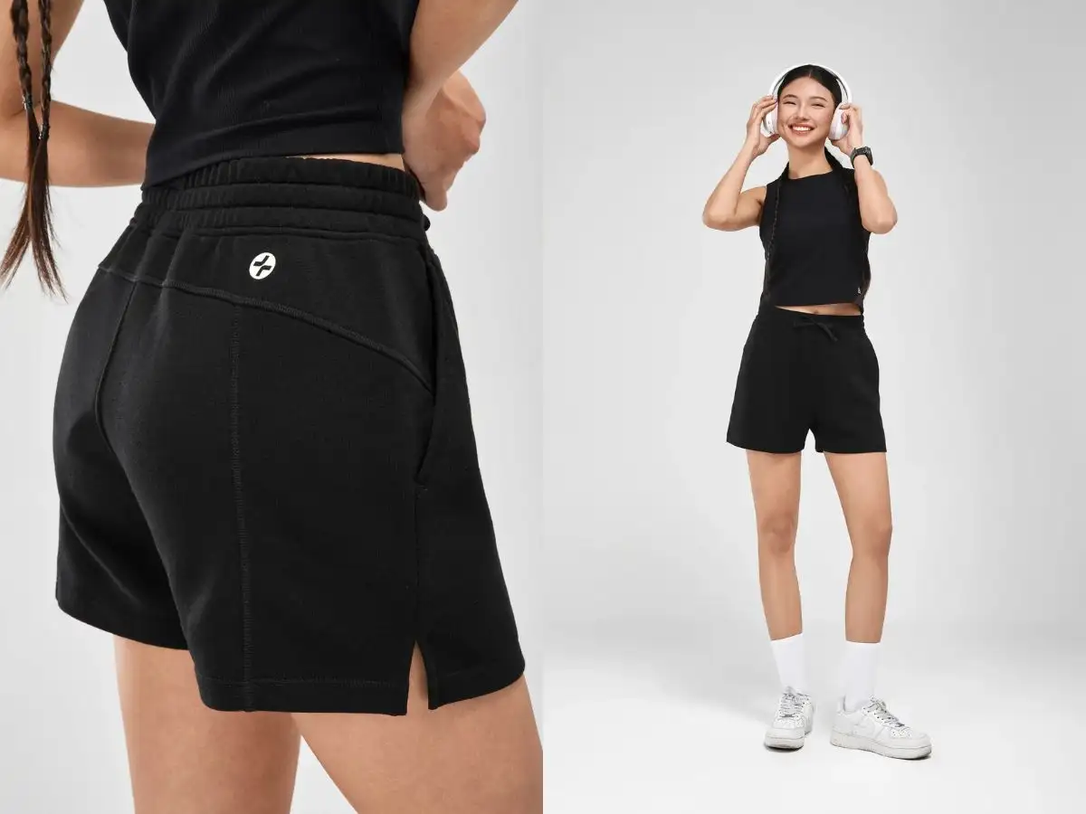  Quần Shorts French Terry cực kỳ thích hợp cho những buổi dạo phố hoặc tập luyện nhẹ nhàng