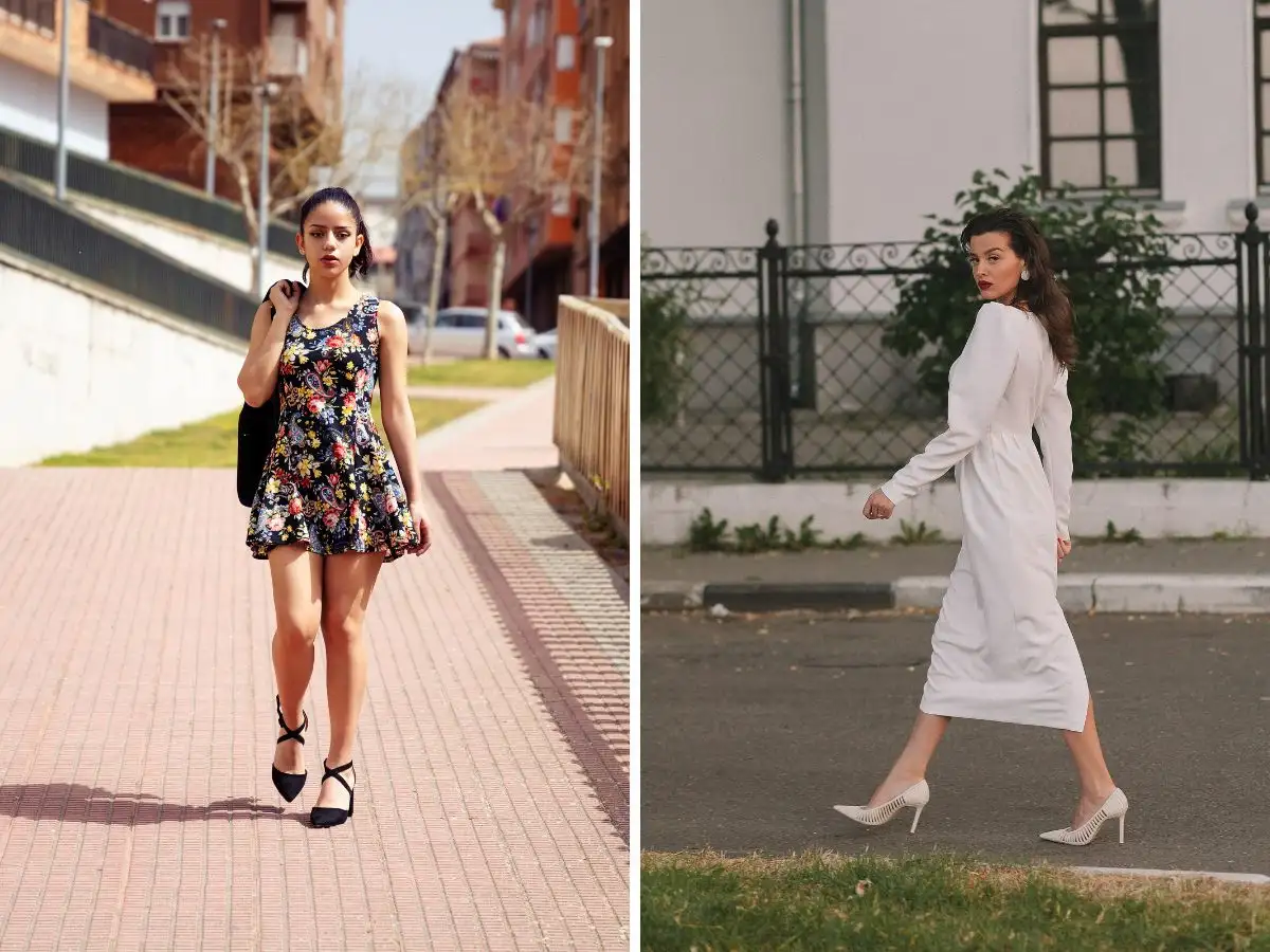 Bước về phía trước với ánh mắt nhìn ống kính cũng cho bạn bức ảnh ổn áp