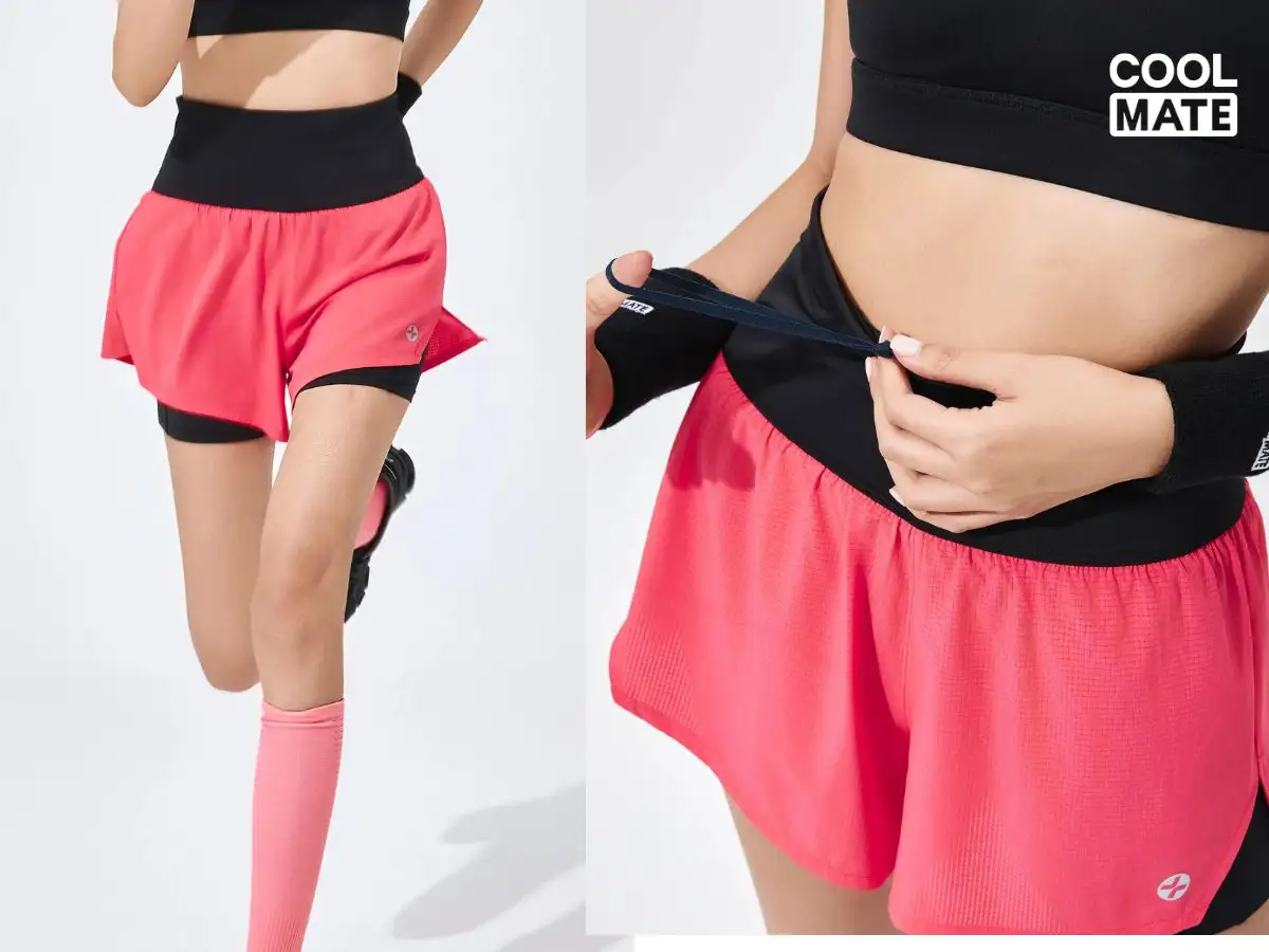 Race Shorts 3.5 inch có thiết kế lý tưởng cho chạy bộ, tự do vận động, che phủ vừa phải và thoải mái với phần cạp co giãn và dây rút điều chỉnh.