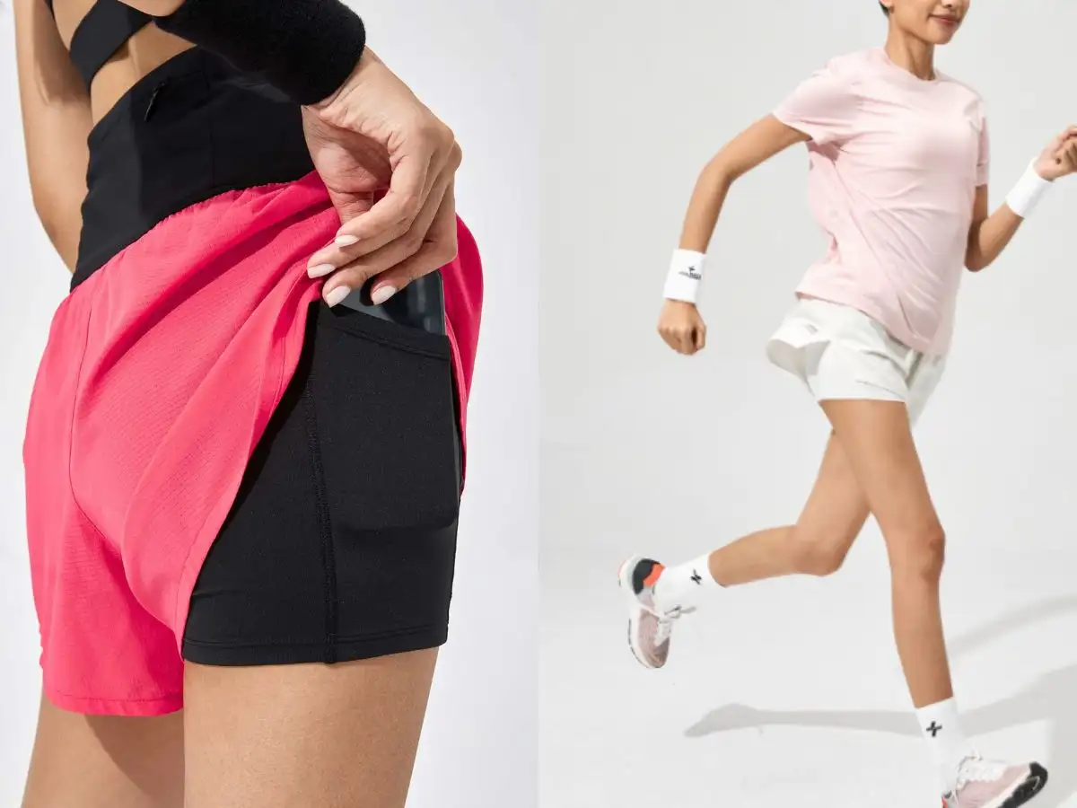 Quần short nữ Coolmate với thiết kế tiện lợi và tôn dáng