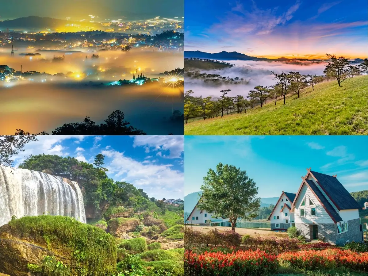 Thời tiết Đà Lạt thay đổi rõ rệt theo từng khung giờ trong ngày