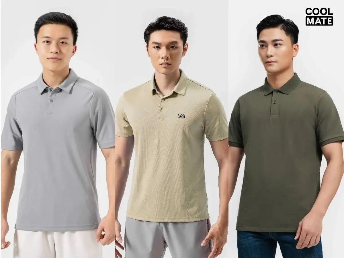 Tone da trung tính có thể linh hoạt mặc các màu áo polo Coolmate khác nhau