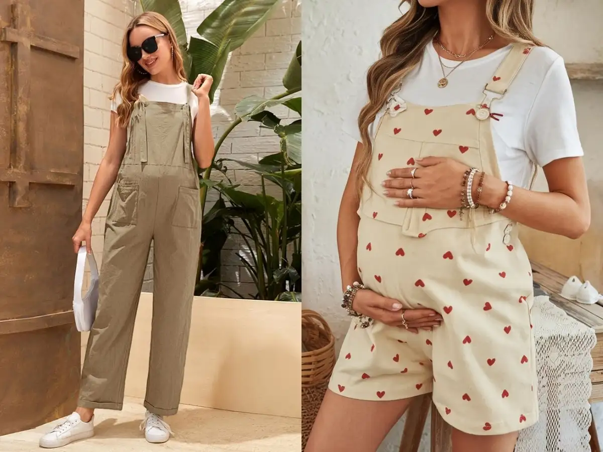 Yếm bầu công sở làm từ cotton mang lại sự thoải mái tối đa