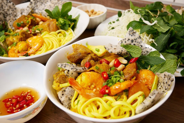 Mì Quảng là món ăn phổ biến xuất phát từ Quảng Nam