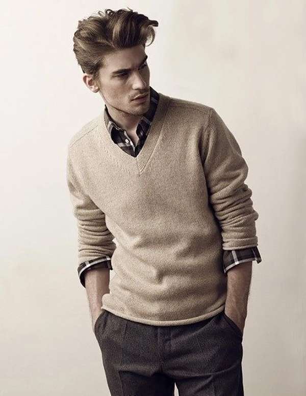 phối đồ với áo len cashmere