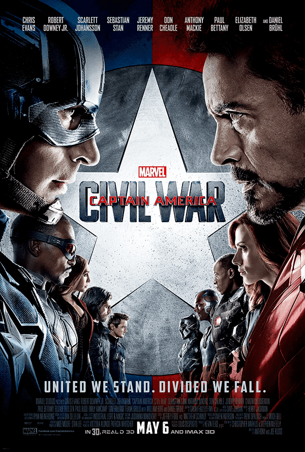 Civil War - siêu phẩm nhà Marvel ra mắt năm 2016 (Nguồn ảnh: IMDb)