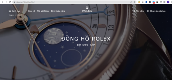 Website Rolex.com