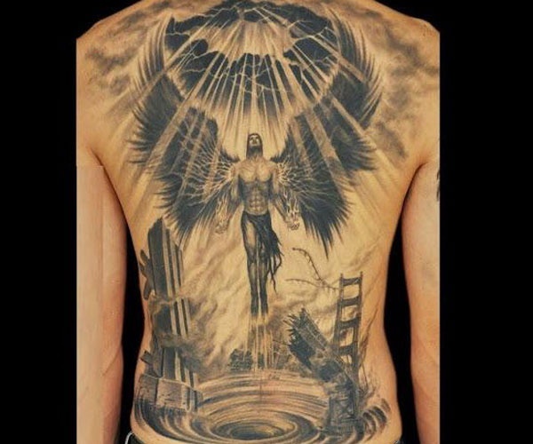 Hình xăm Thiên Thần (0261) tại ĐỖ NHÂN TATTOO | Valkyrie tattoo, Cool  tattoos, Skull tattoo