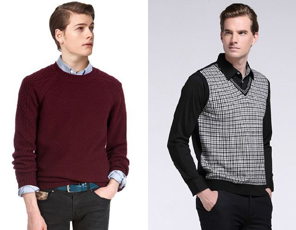 Bạn có thể chọn nhiều kiểu áo len khác nhau