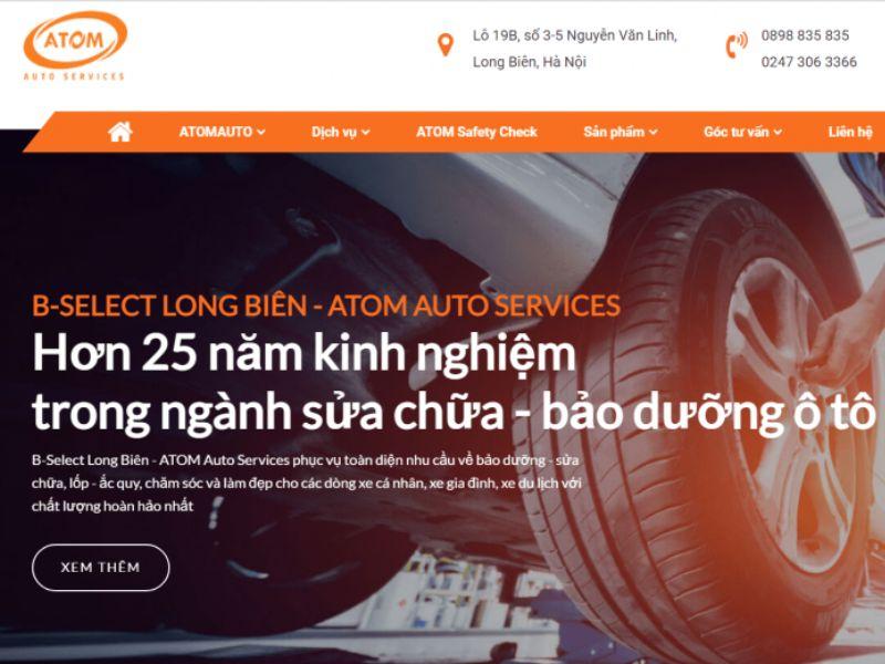 Atom Auto Services – Nơi triển khai công nghệ rửa xe hiện đại, chuyên nghiệp
