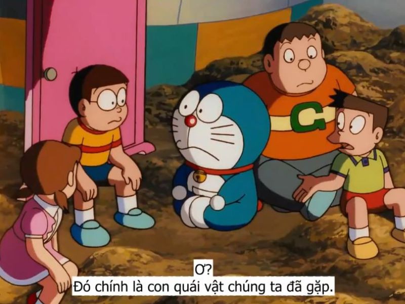 Một cảnh trong phim “Doraemon: Nobita và cuộc phiêu lưu ở thành phố dây cót”