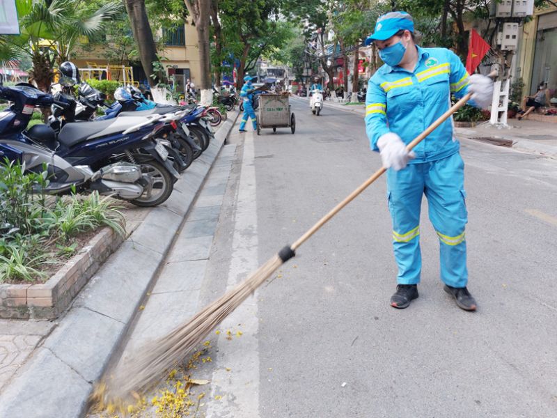 Đồng phục công nhân vệ sinh môi trường