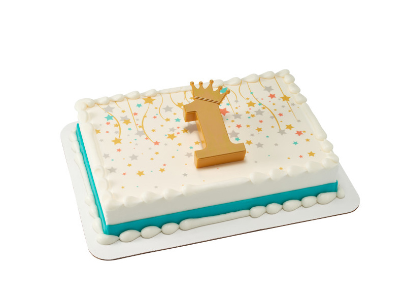 Nếu đã quá quen thuộc với bánh sinh nhật tròn, phụ huynh có thể chuyển sang dáng bánh khác
