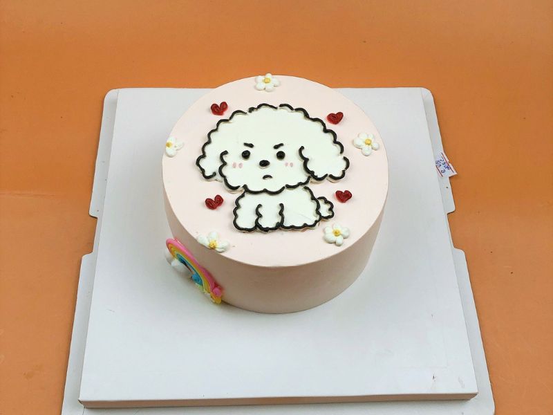 bánh sinh nhật cho bé trai hình con chó