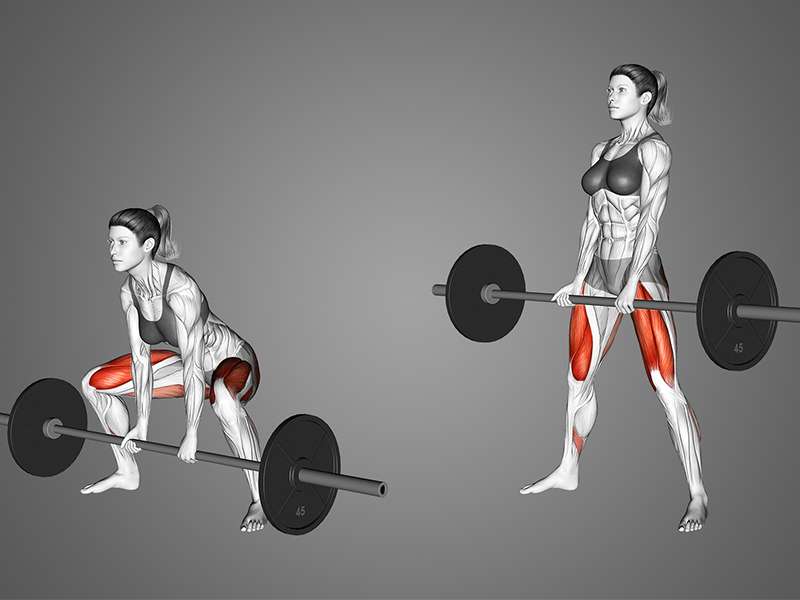 Bài tập Sumo deadlift