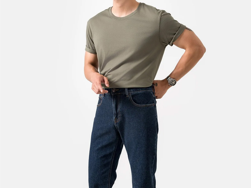 Phối quần jeans & áo thun