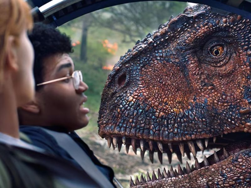 Một cảnh nhập phim “Jurassic World: Fallen Kingdom”