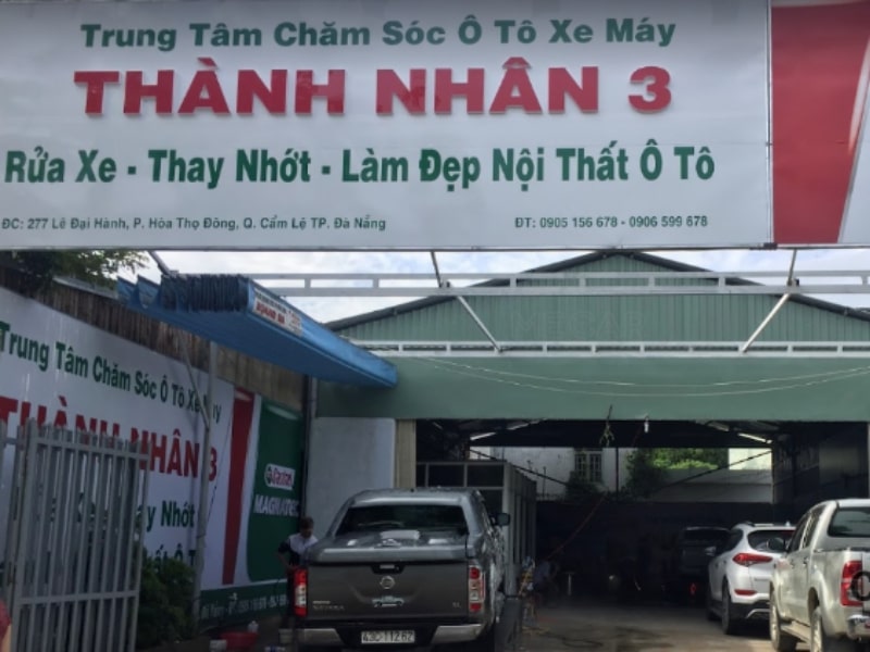 Thành Nhân là cơ sở rửa xe ô tô ở Đà Nẵng có tâm và uy tín 