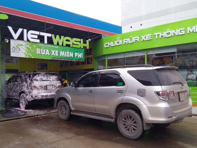 Vietwash là cửa hàng rửa xe ô tô tự động đứng đầu ở Đà Nẵng 