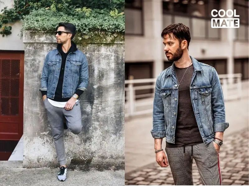 Outfit cổ điển đậm chất đường phố bụi bặm 