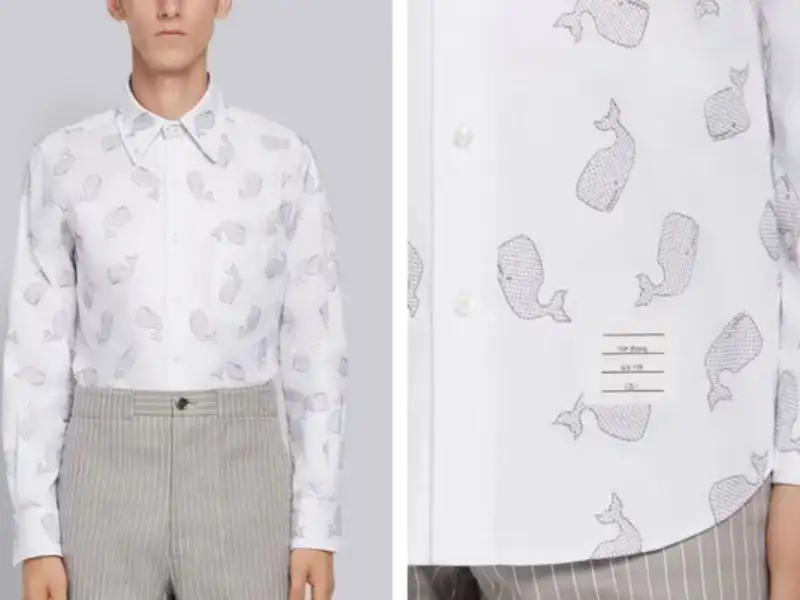 Thom Browne Whale Embroidered - Độc lạ đến từng tiểu tiết