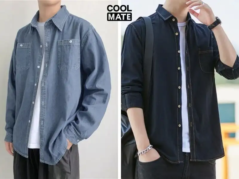 Áo sơ mi denim - Mẫu áo phổ biến được săn đón nhất tại Việt Nam