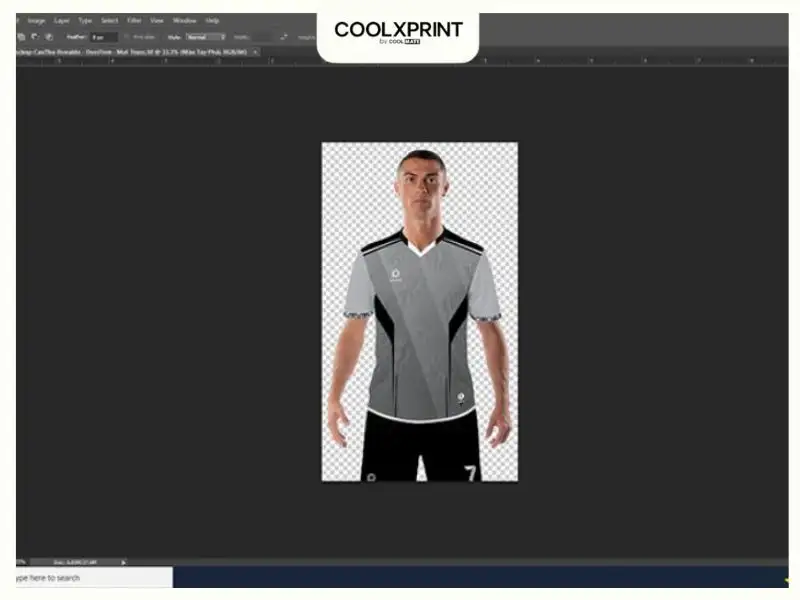 App thiết kế áo đá bóng Photoshop