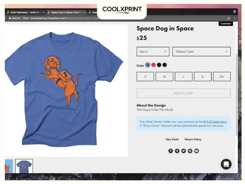 App thiết kế áo đá bóng Threadless