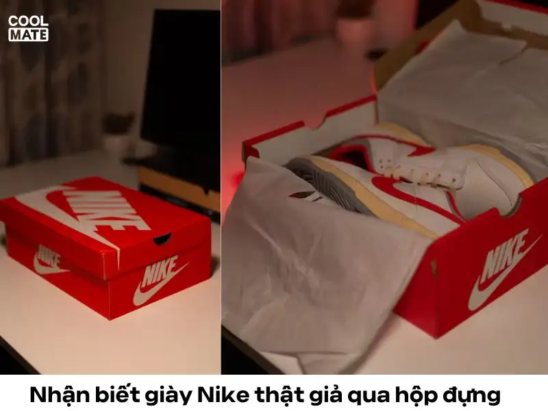 Cách phân biệt giày Nike thật giả