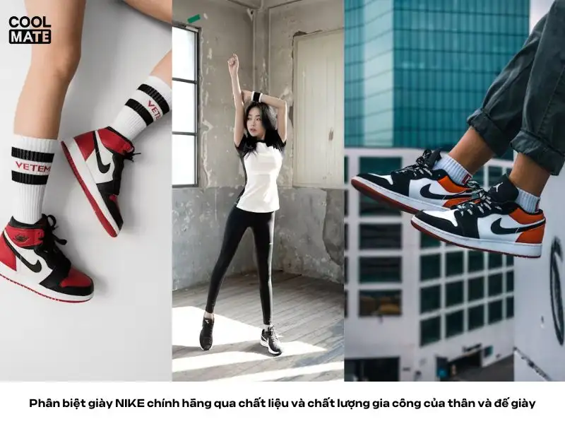 Cách phân biệt giày Nike thật giả