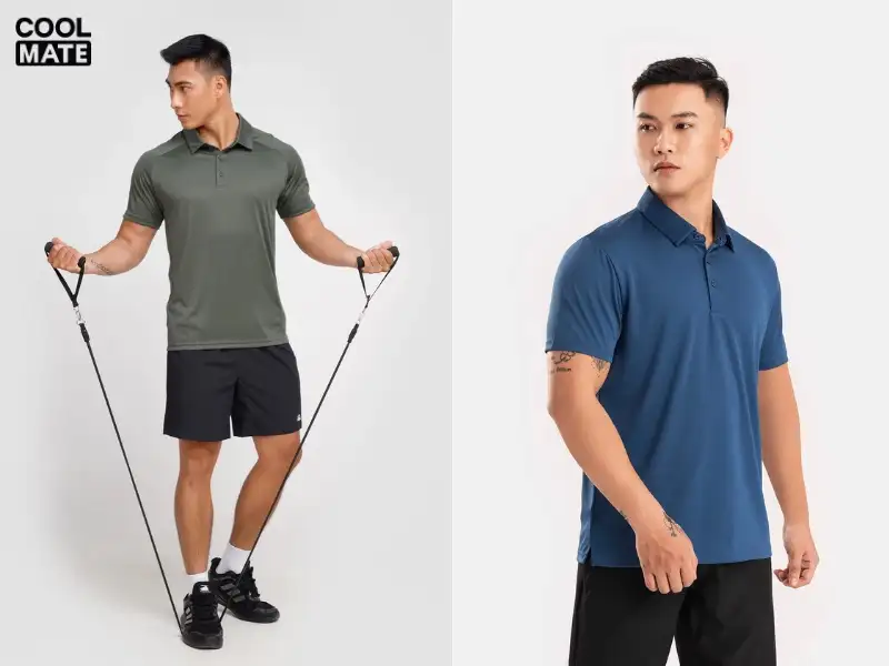 Công nghệ sản xuất áo polo thể thao nam Coolmate