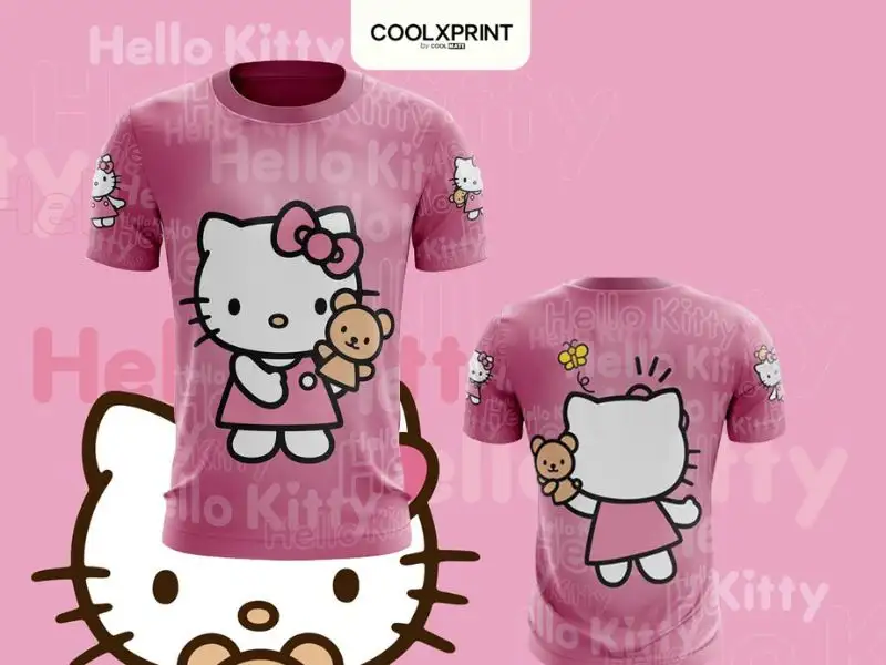 Bộ đồ đá banh in hình Hello Kitty