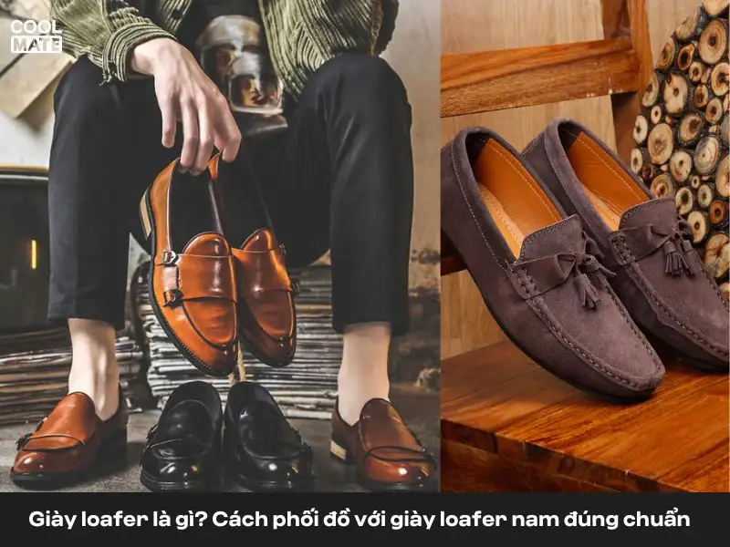 phối đồ với giày loafer nam