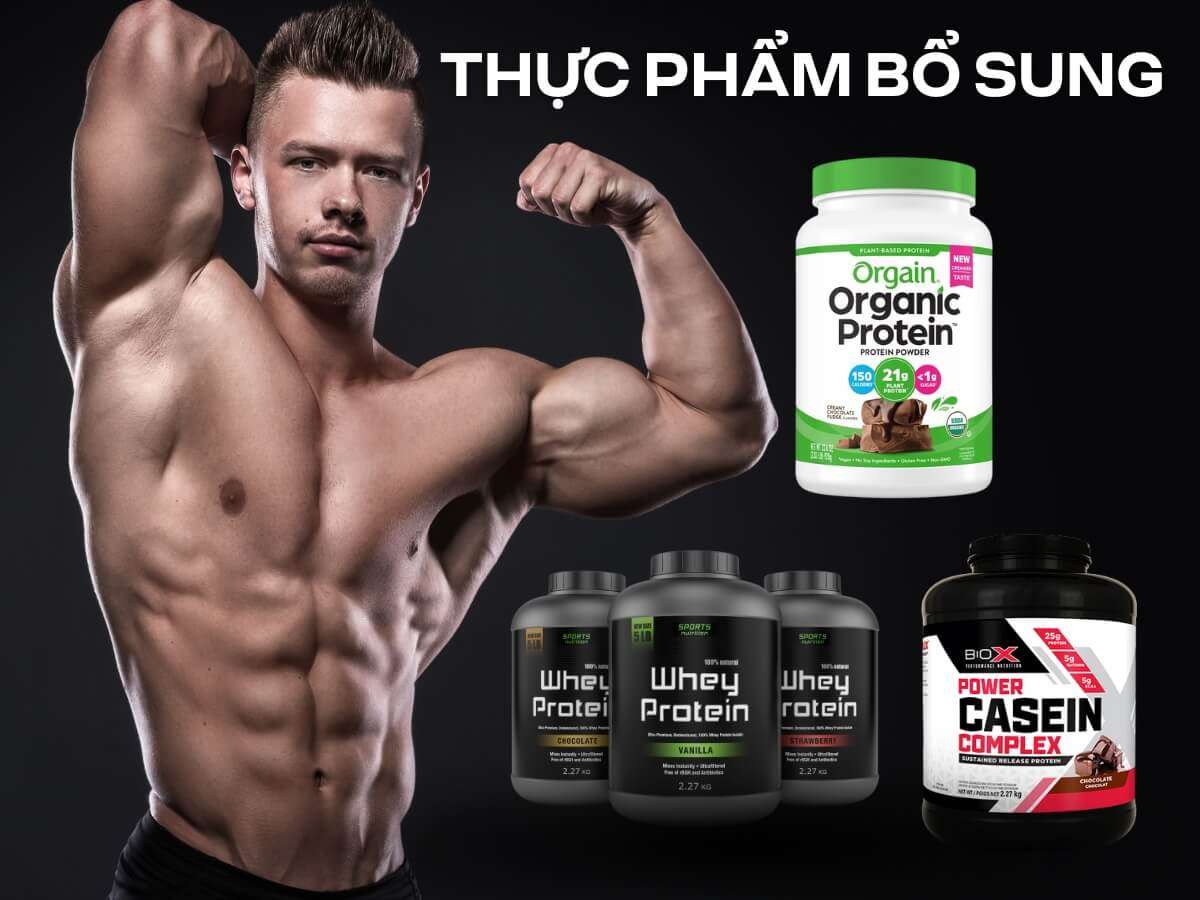 Thực phẩm bổ sung protein giúp khi không đủ protein từ bữa ăn hàng ngày