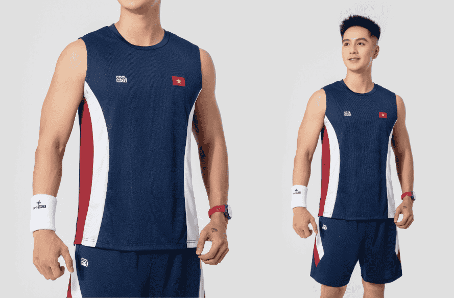 Áo tanktop phối màu thể thao "Tự hào Việt Nam"