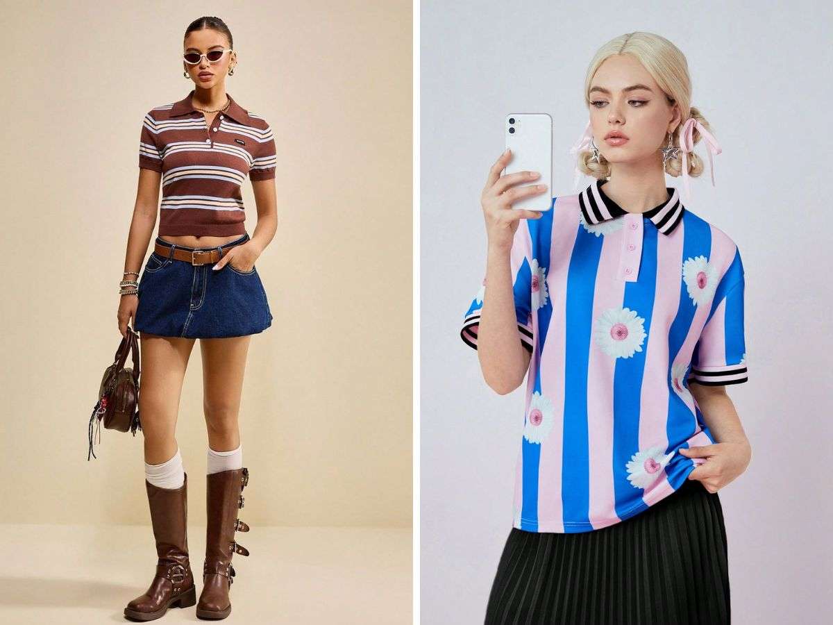 Polo dệt kim phù hợp cho ngày se lạnh
