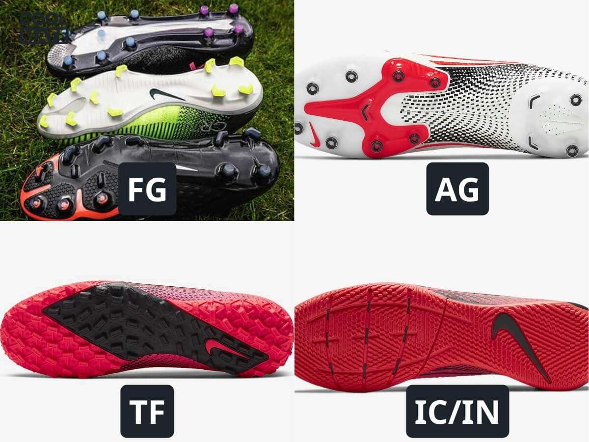các loại đế giày đá bóng