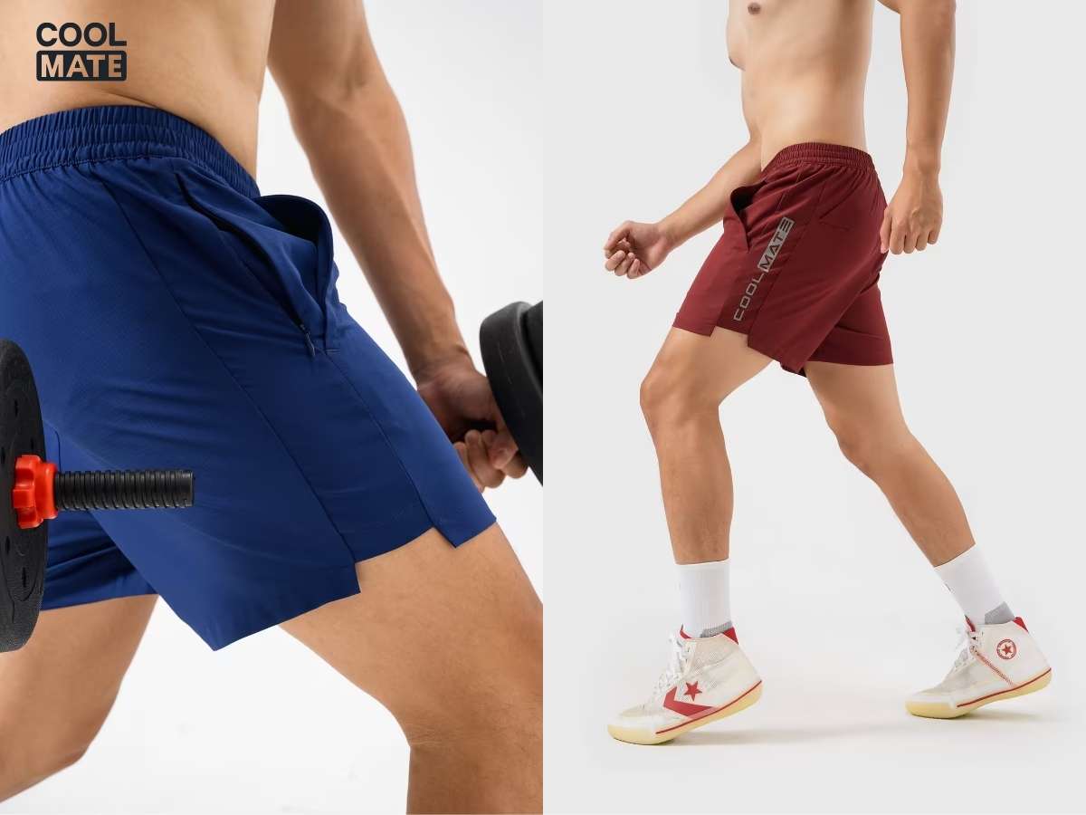 Quần Shorts Nam Gym 5" Essentials Coolmate