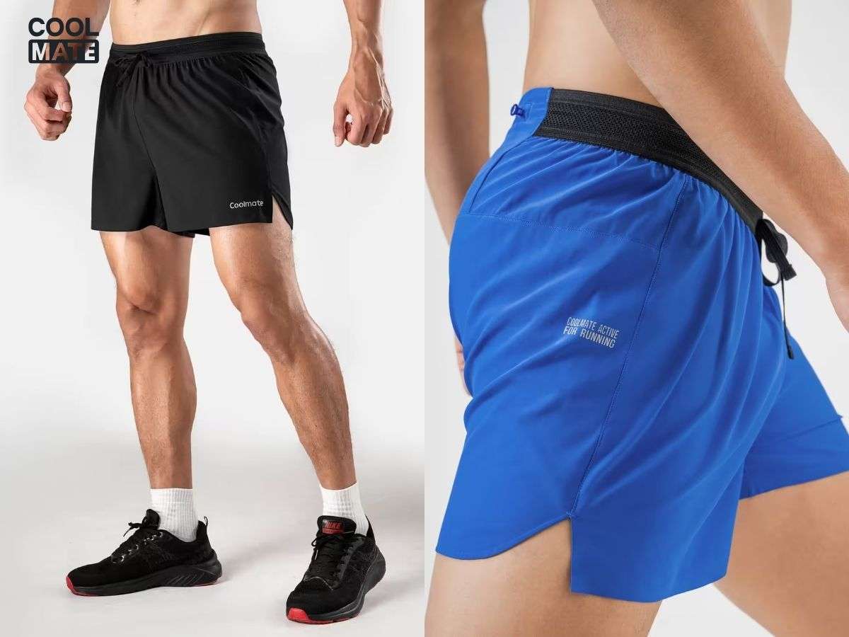 Quần Shorts Nam chạy bộ Advanced coolmate