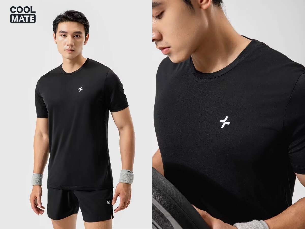 Áo thun thể thao Melange Exdry Coolmate