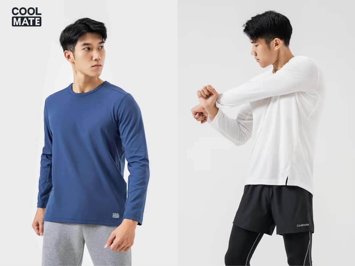  Áo Dài Tay Thể Thao Essentials coolmate