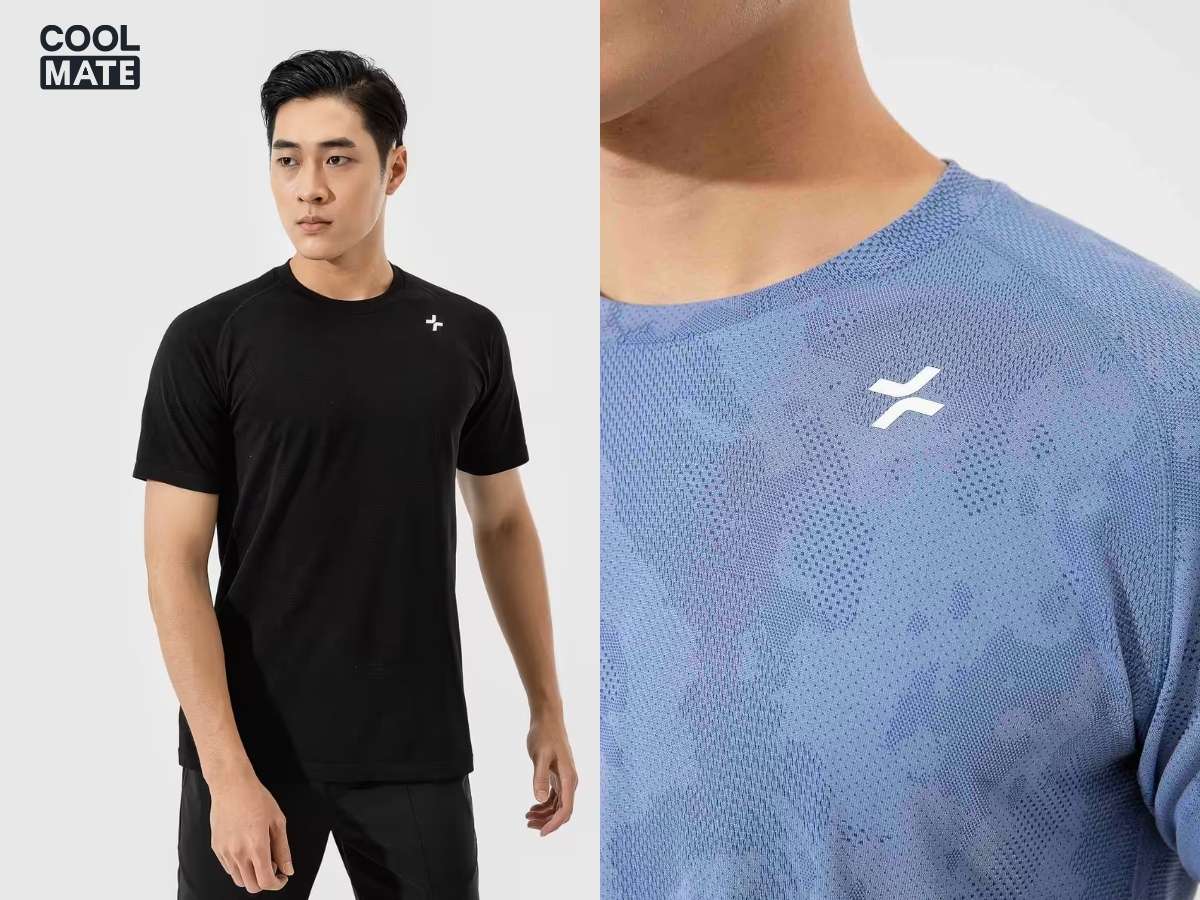 Áo thun thể thao Jacquard Seamless coolmate