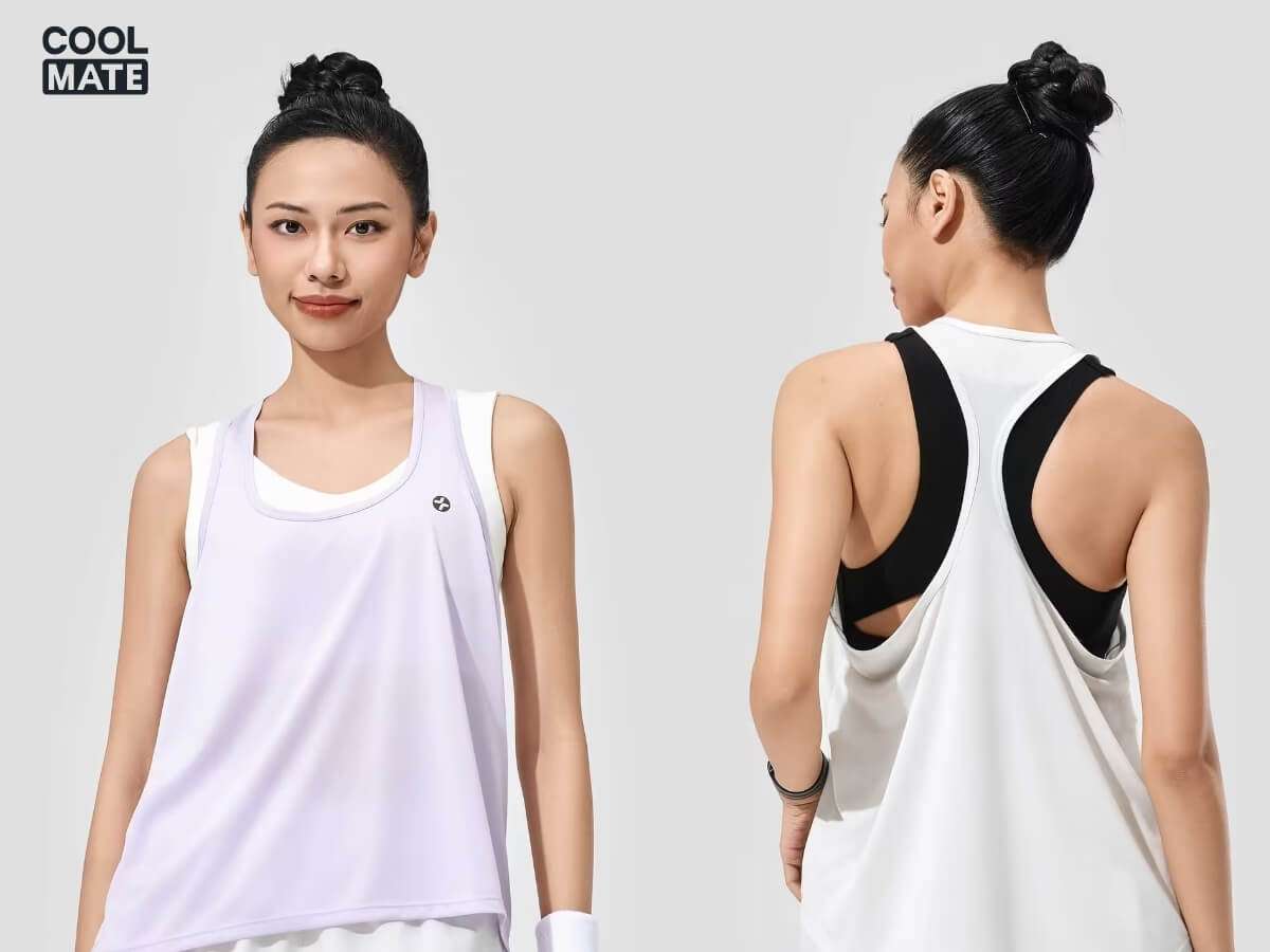 Áo Singlet nữ chạy bộ Core Tank Thoáng khí Coolmate