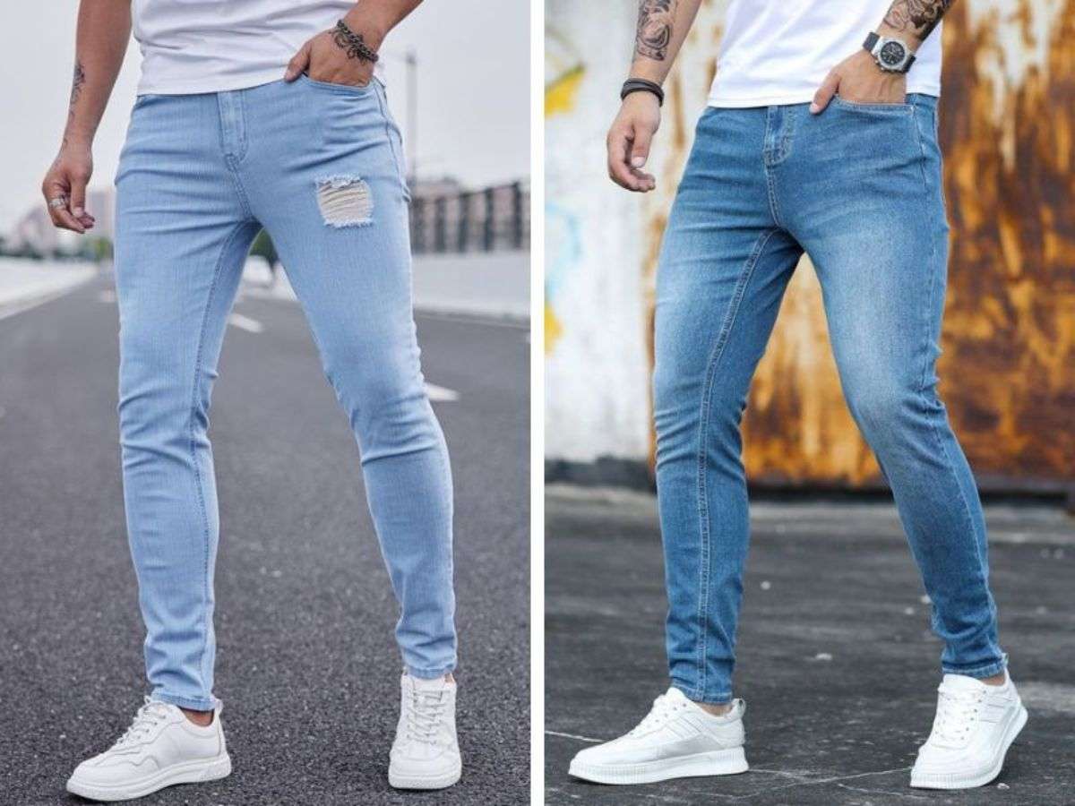 Dáng quần Semi-Slim và Slim phù hợp nếu bạn muốn quần Jeans bó hơn một chút