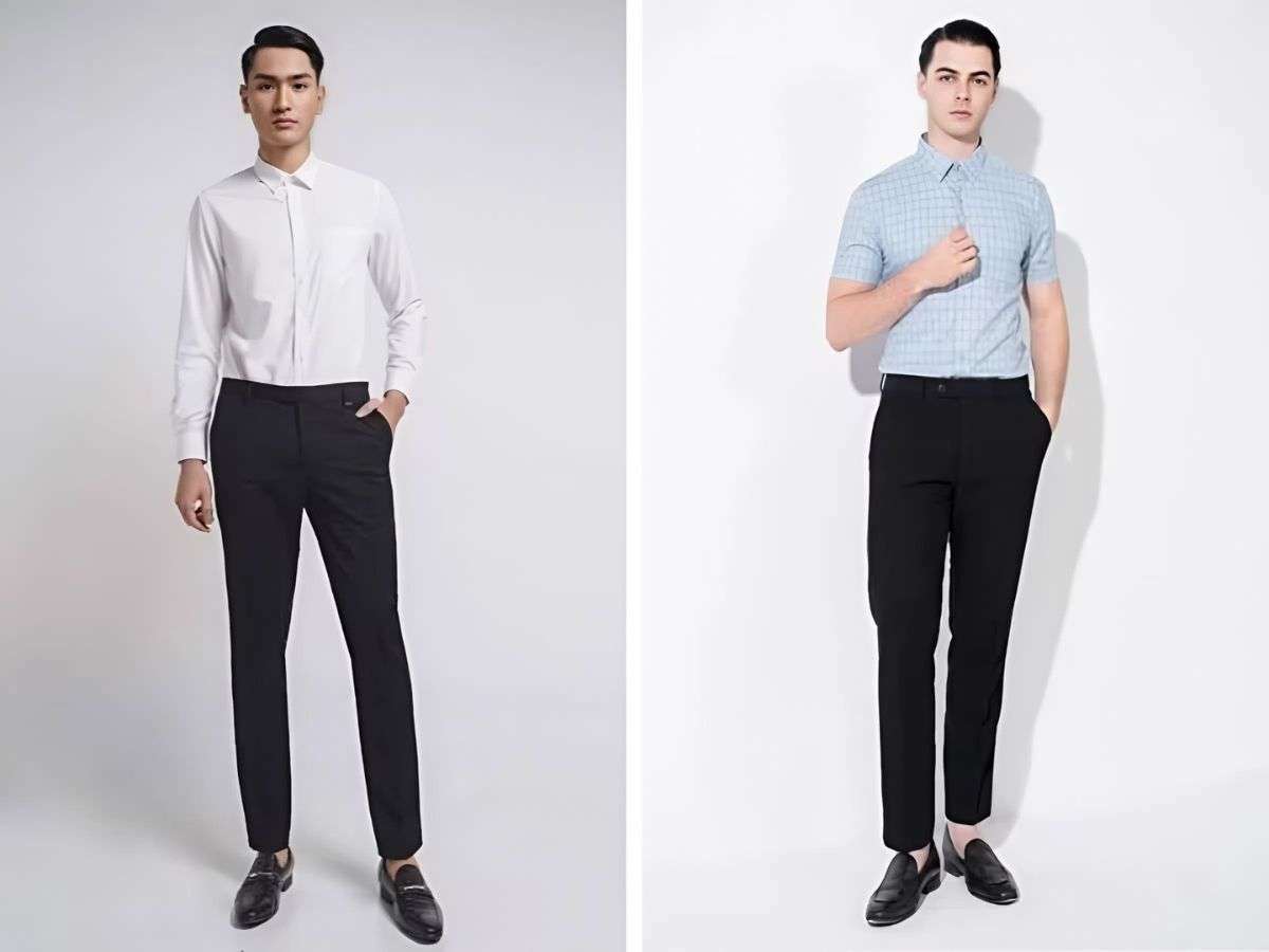 Chọn quần âu cho quý ông dáng người cao