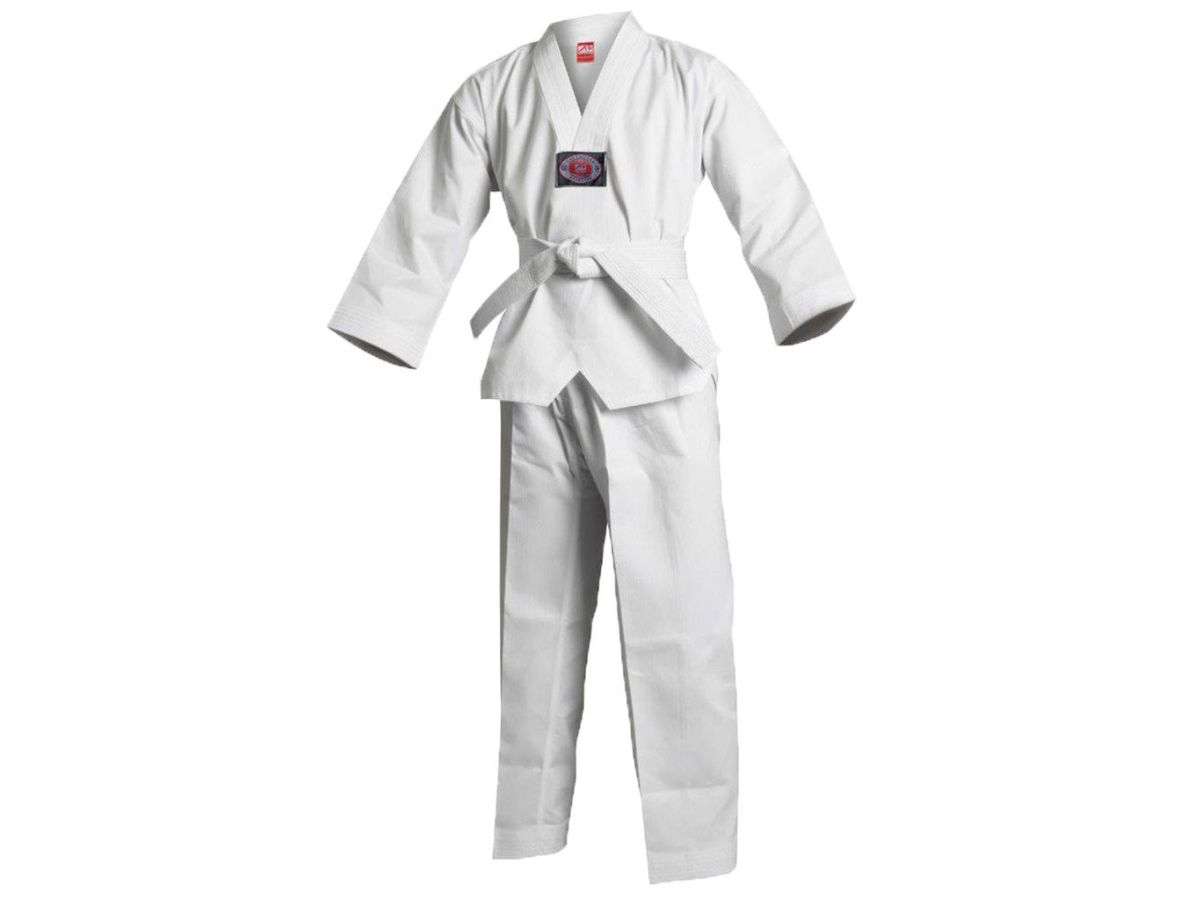 Quần võ phục Taekwondo có ống rộng và đũng sâu
