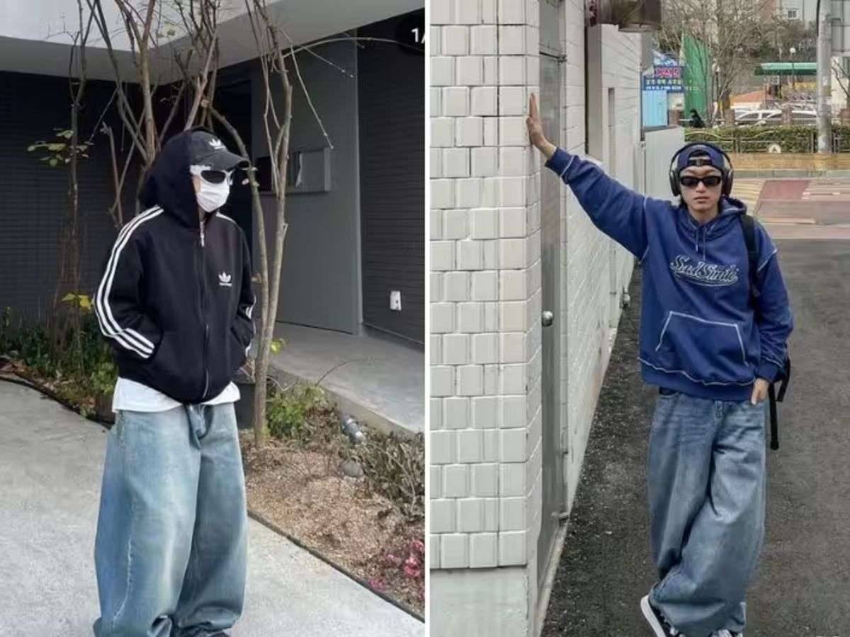 Năng động với quần jean và hoodie 