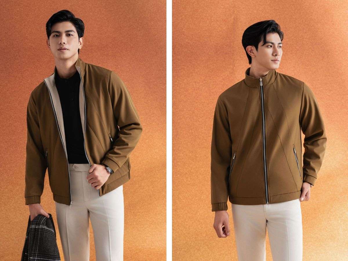 Shacket độc đáo màu nâu 