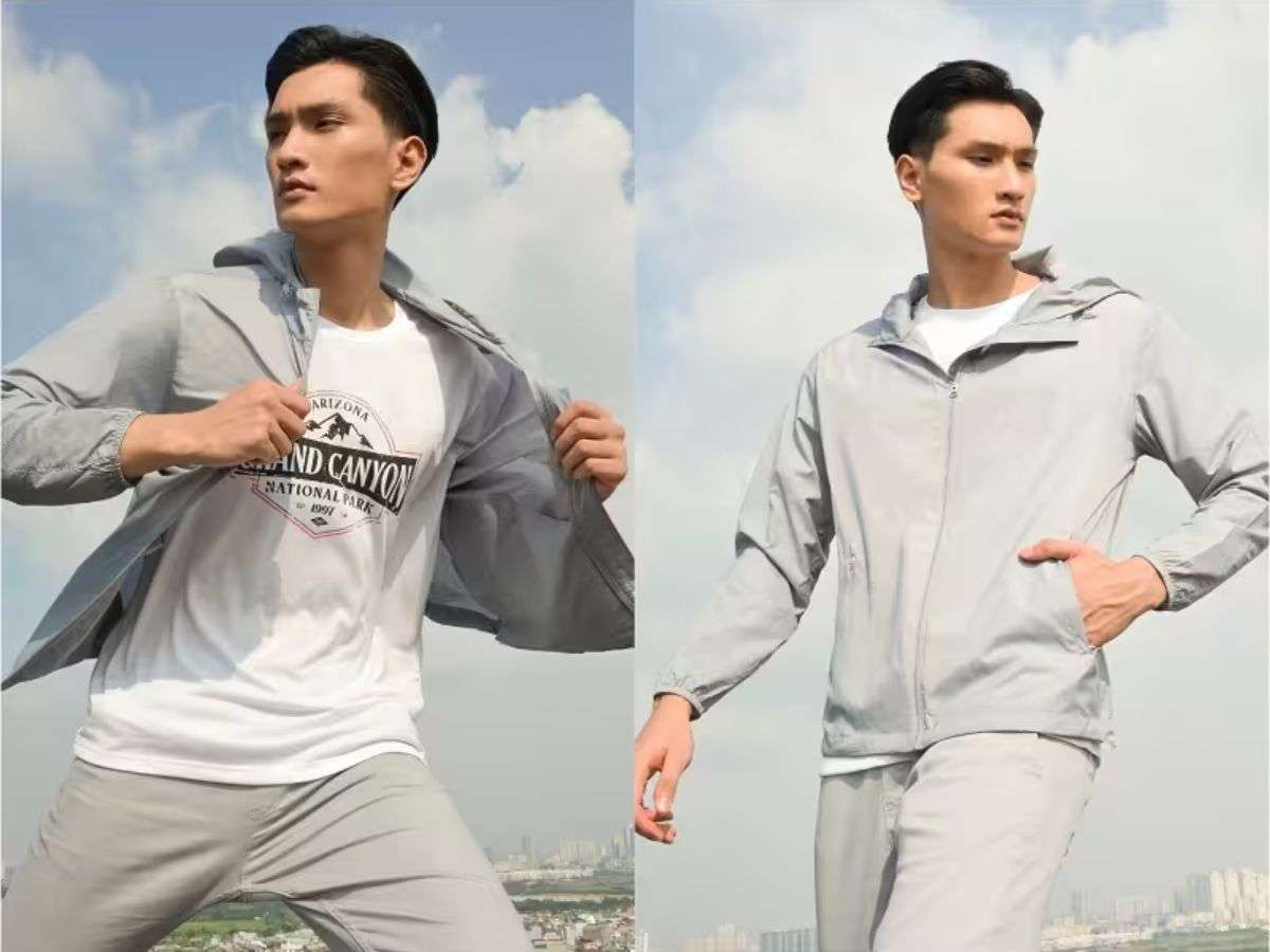 Áo gió mỏng nhẹ mặc đẹp ngày mưa
